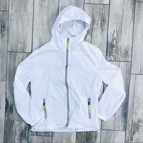 Other - Bright White Ultralight Windbreaker Running Jacket